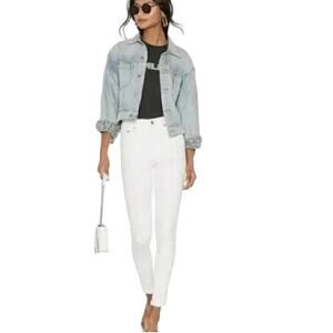 Pistola Jennifer Oslo White High Rise Skinny Ankle Jeans Women's Size 31